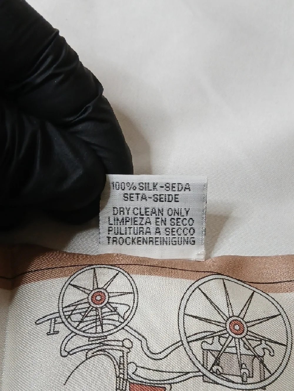 Hermes slim silk